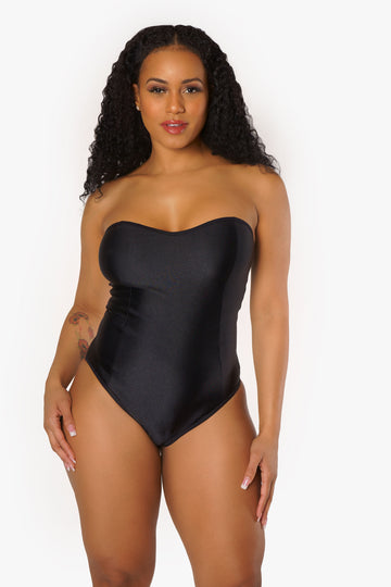 Body negro sin tirantes